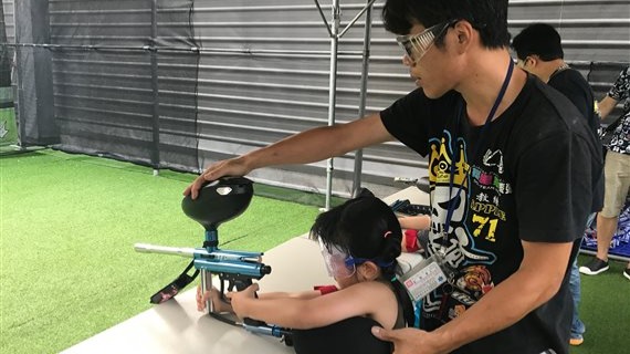 兒童月永和運動中心漆彈定靶體驗