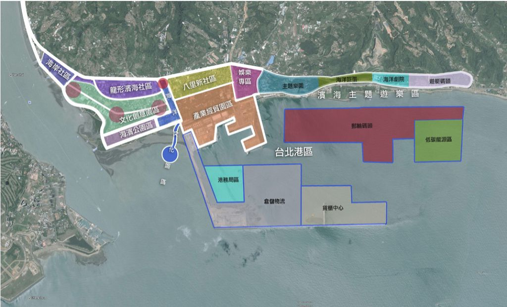 臺北港分區規劃圖