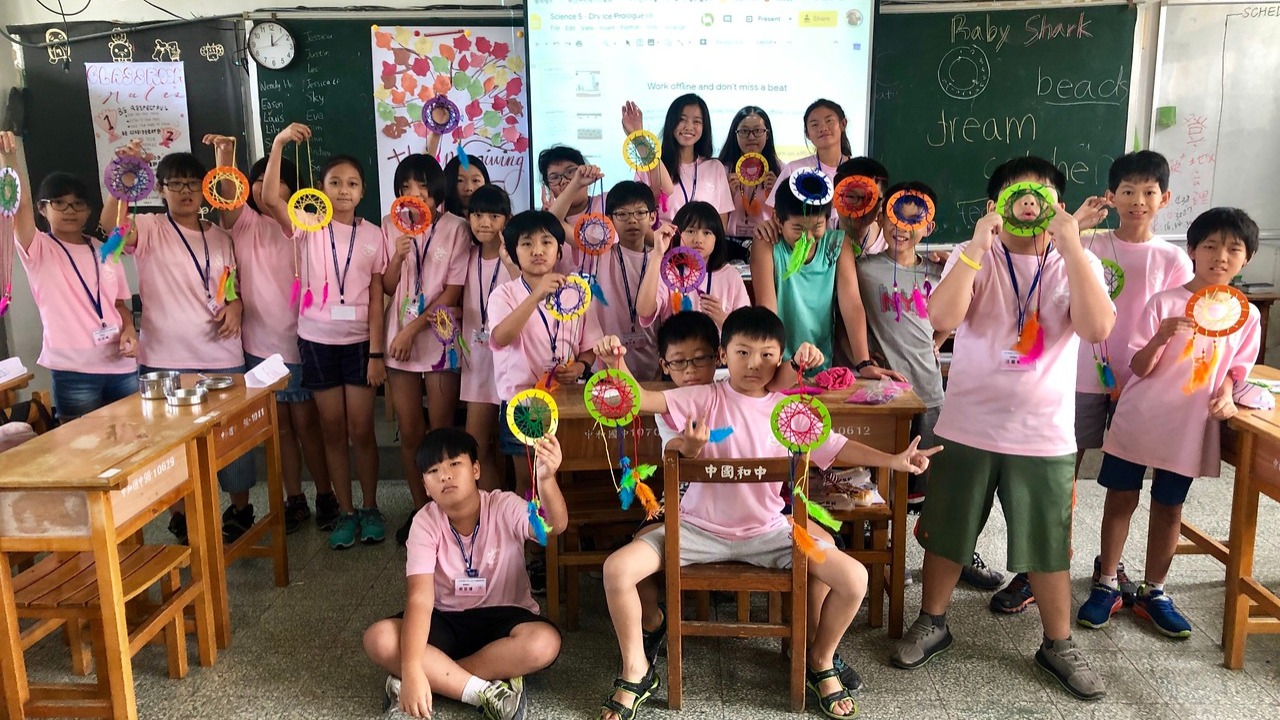 新北市108年度青年外交大使暑期服務營隊活動照片