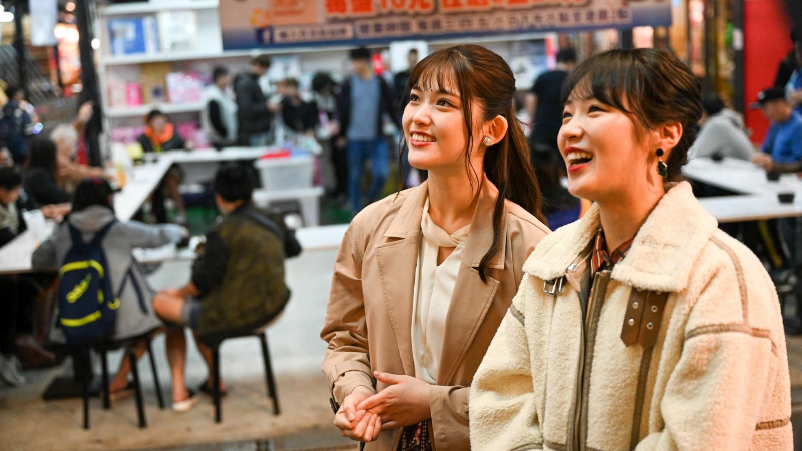 乃木坂46成員來到樹林興仁夜市體驗新北夜市文化