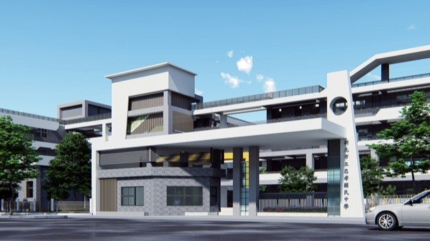校門入口透視示意圖