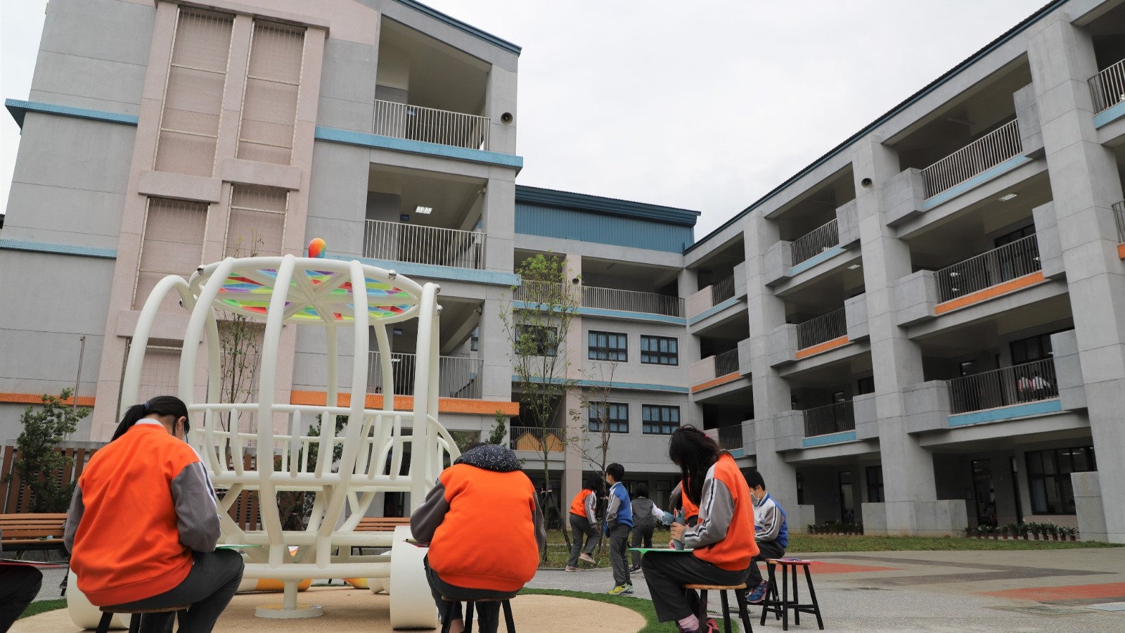 新莊區民安國小新校舍整建完工圖