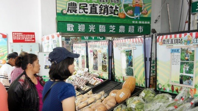 農民直銷站提供當季最新鮮的無毒有機蔬菜