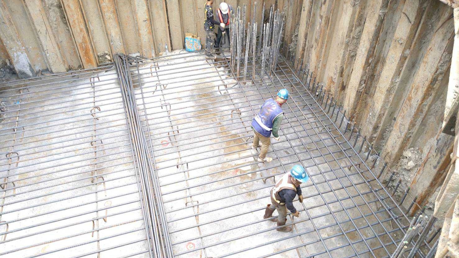 安和路二段P7-10基礎鋼筋綁紮