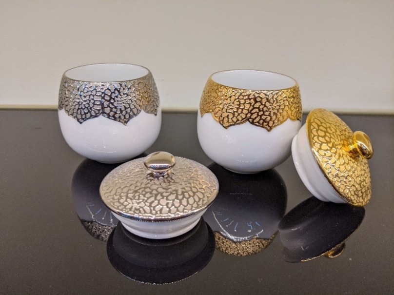 2021鶯歌燒商標授權審查通過商品-鎏金小茶罐-祥軒藝術工作室
