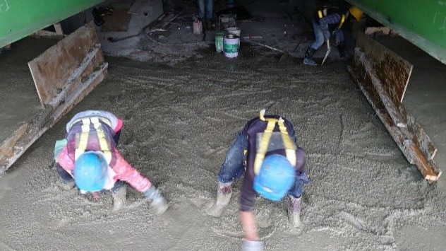 三峽介壽路:P03-31懸臂節塊混凝土澆置