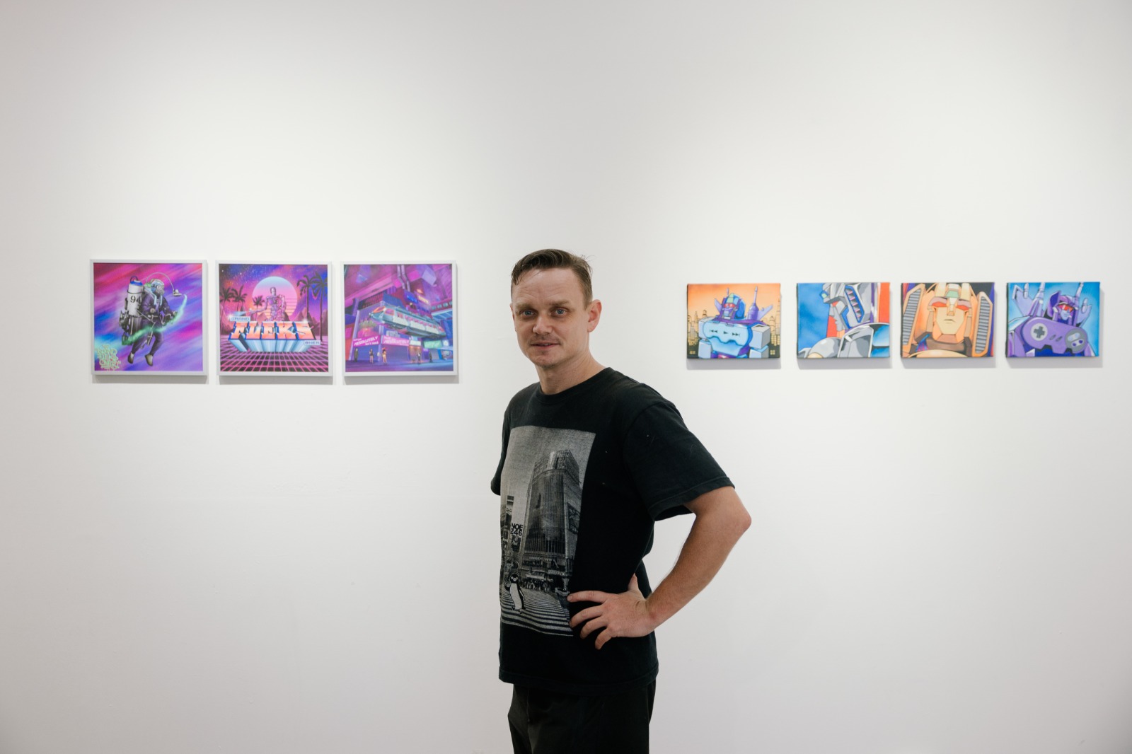 藝術家龍阿水將延續近年持續發展的機器人與未來城市系列創作。